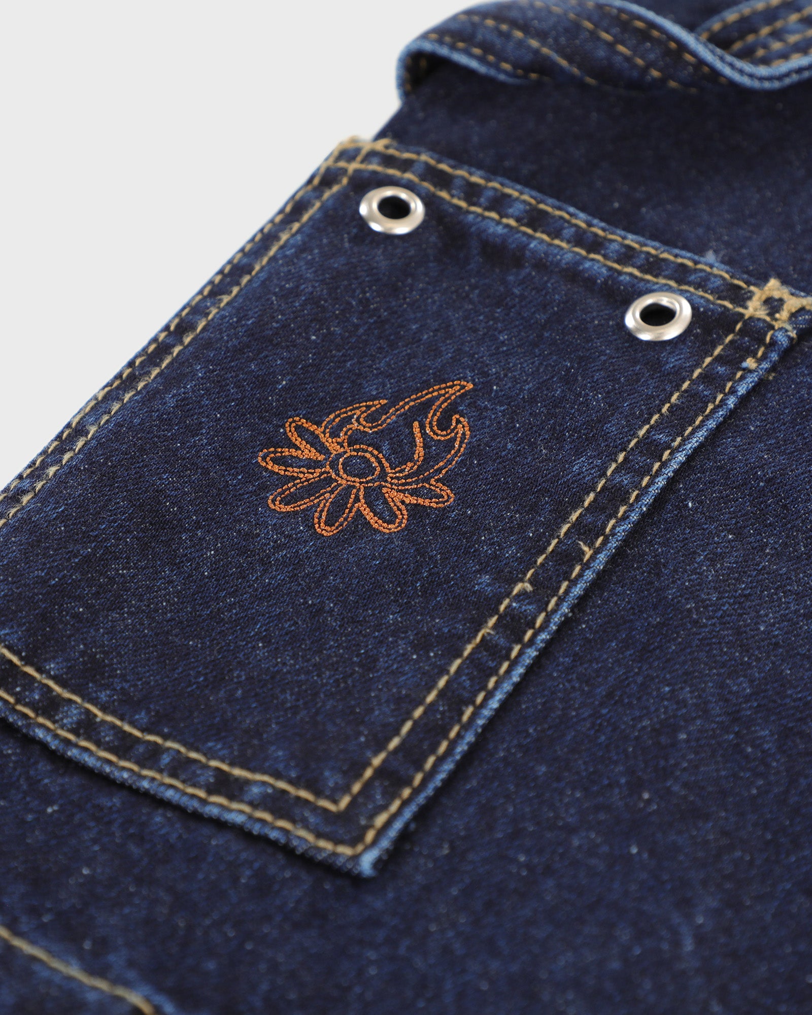 Wide Leg Denim Shorts