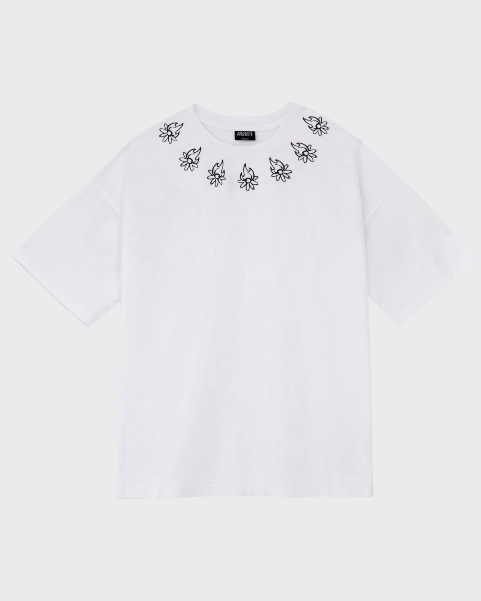 Burning Daisy Collar T-Shirt