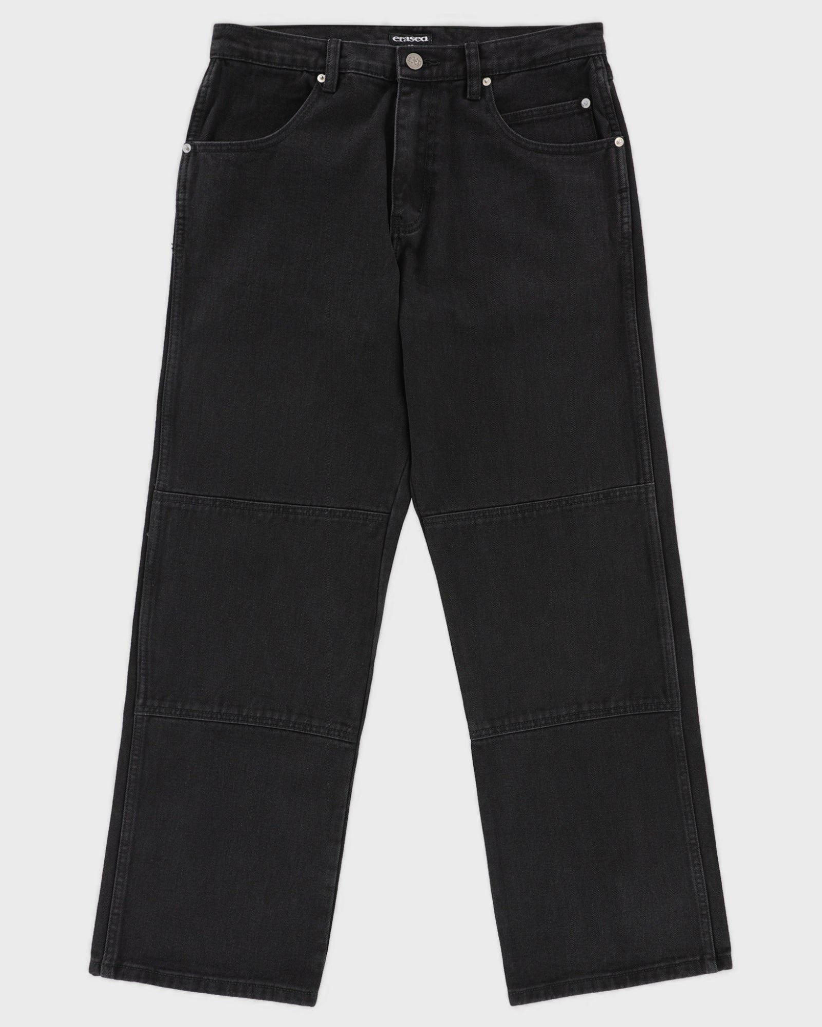 パンツ epa wide straight jeans\"BLK\" 25 epa wide straight jeans BLK 25