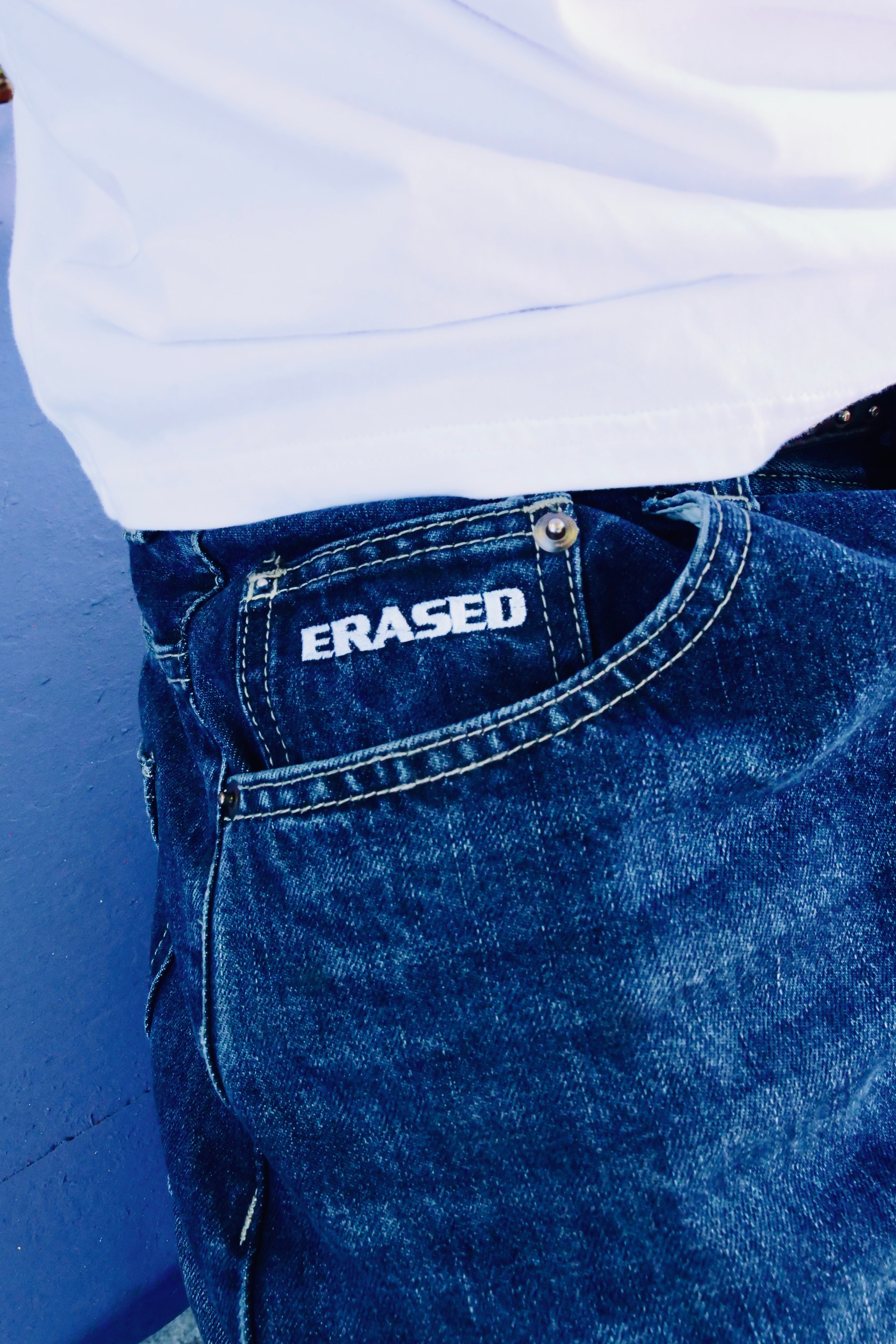 Filipe Raw Indigo Baggy Denim