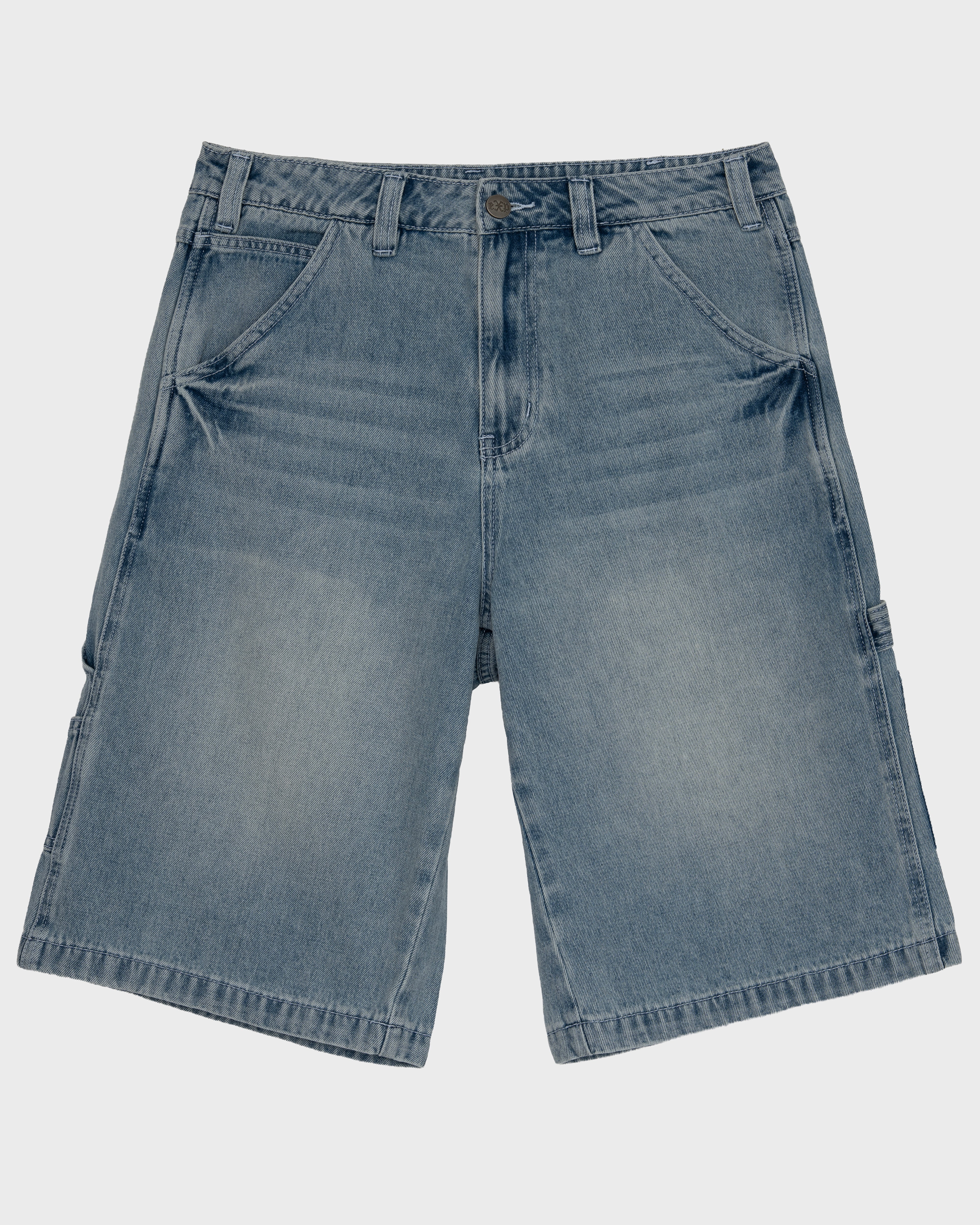 Burning Daisy 8 Pocket Denim Shorts w/Hammer Loop