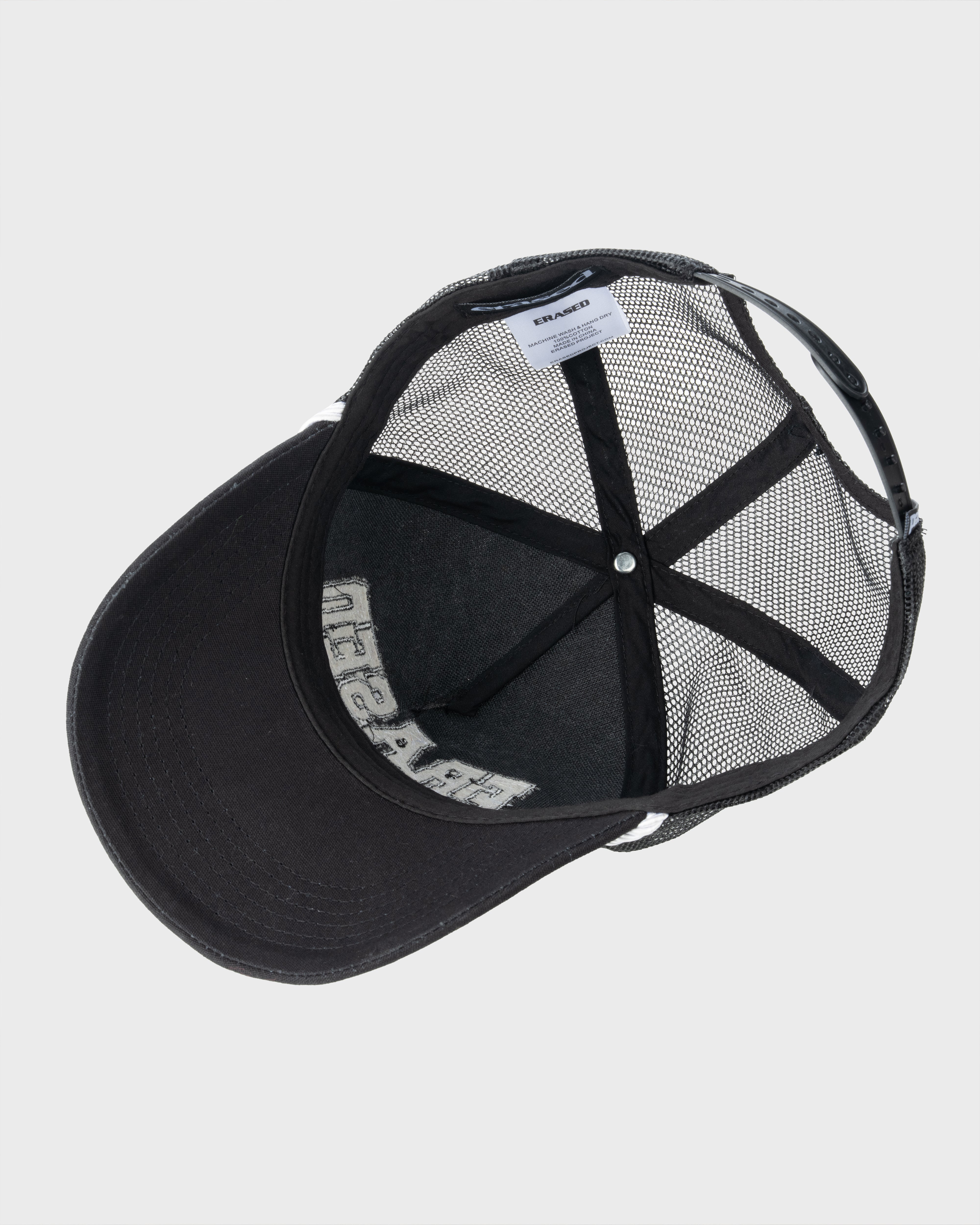 Plaid Erased Trucker Hat