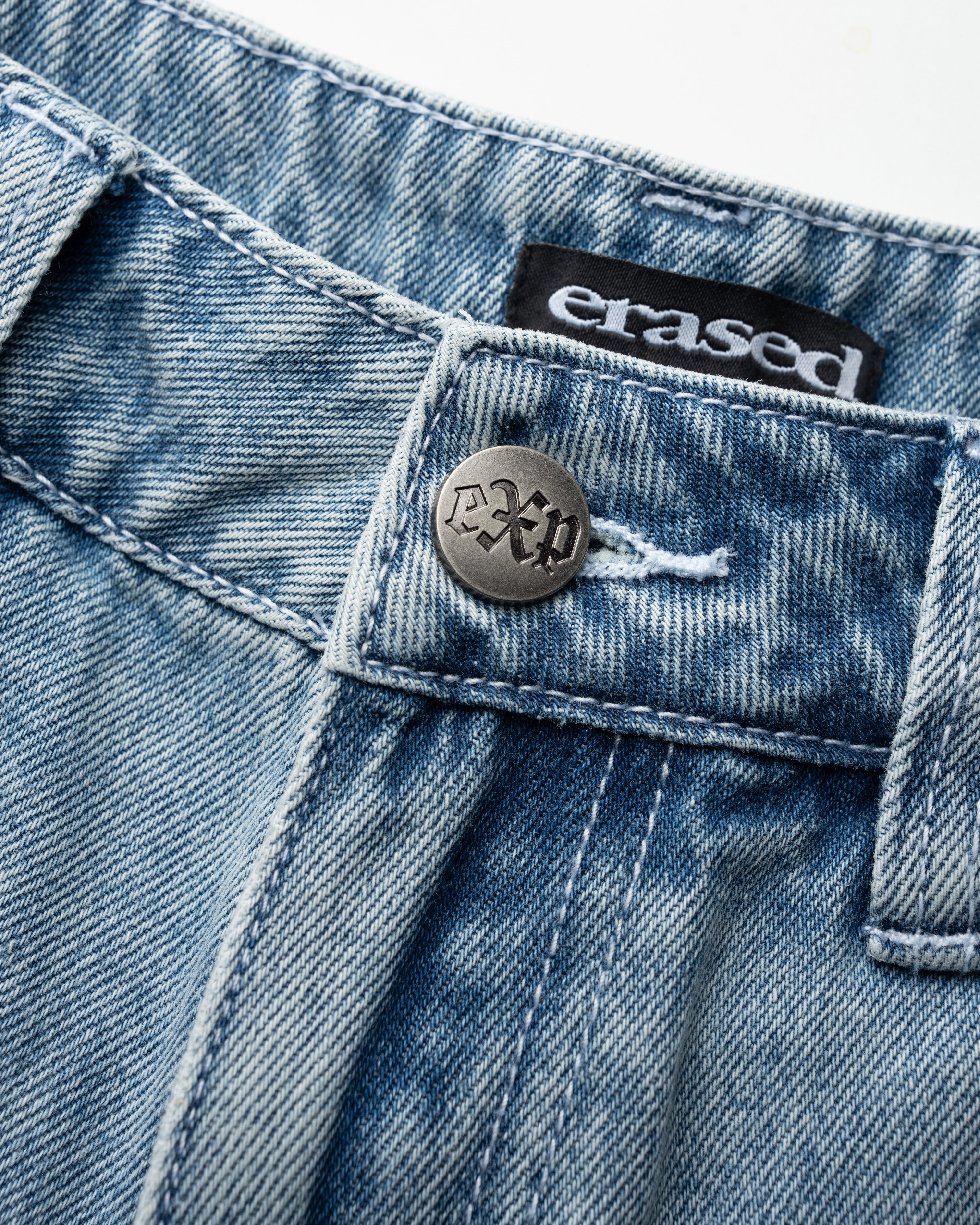Burning Daisy 8 Pocket Denim Shorts w/Hammer Loop