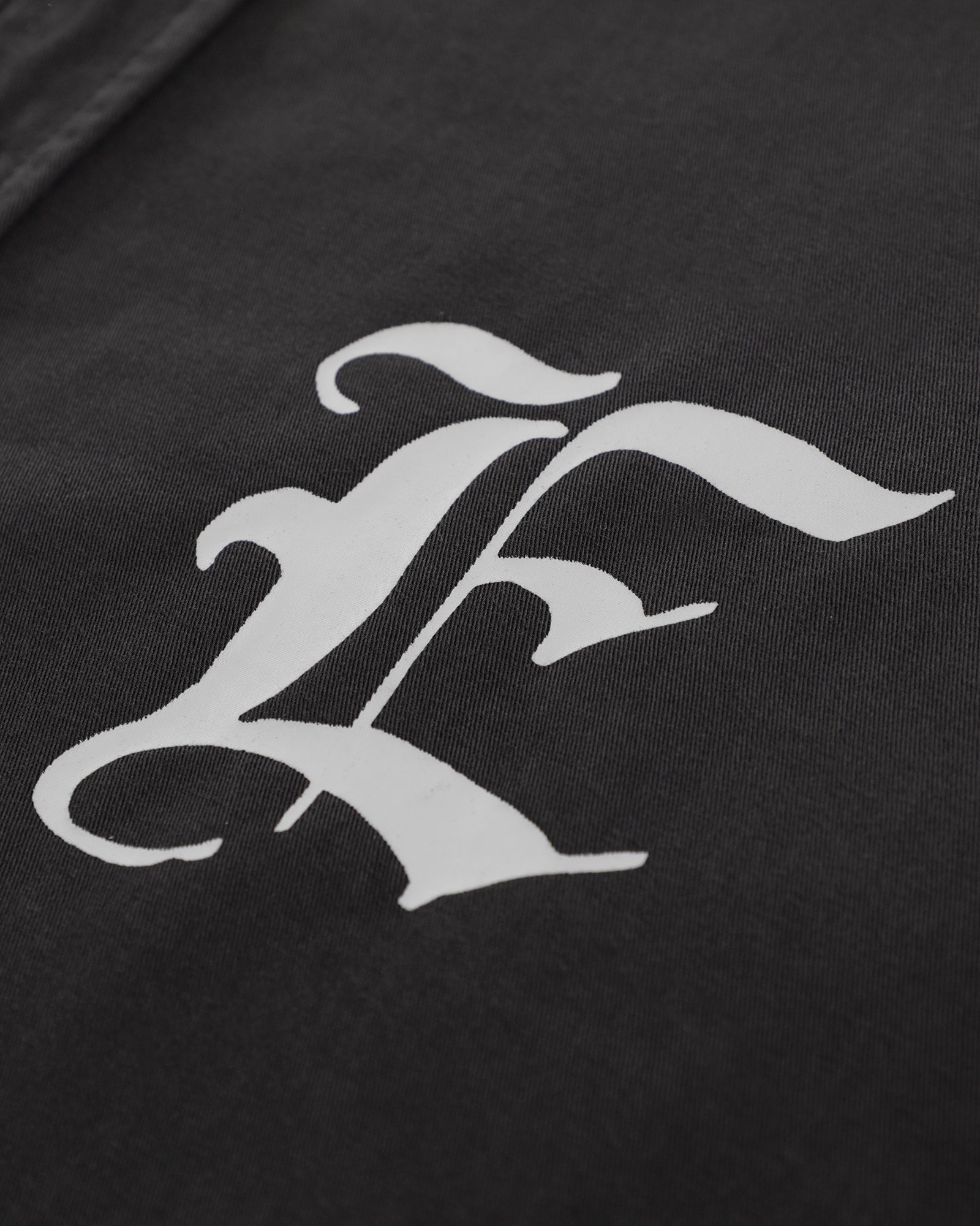 Erased Black Button Up Shirt