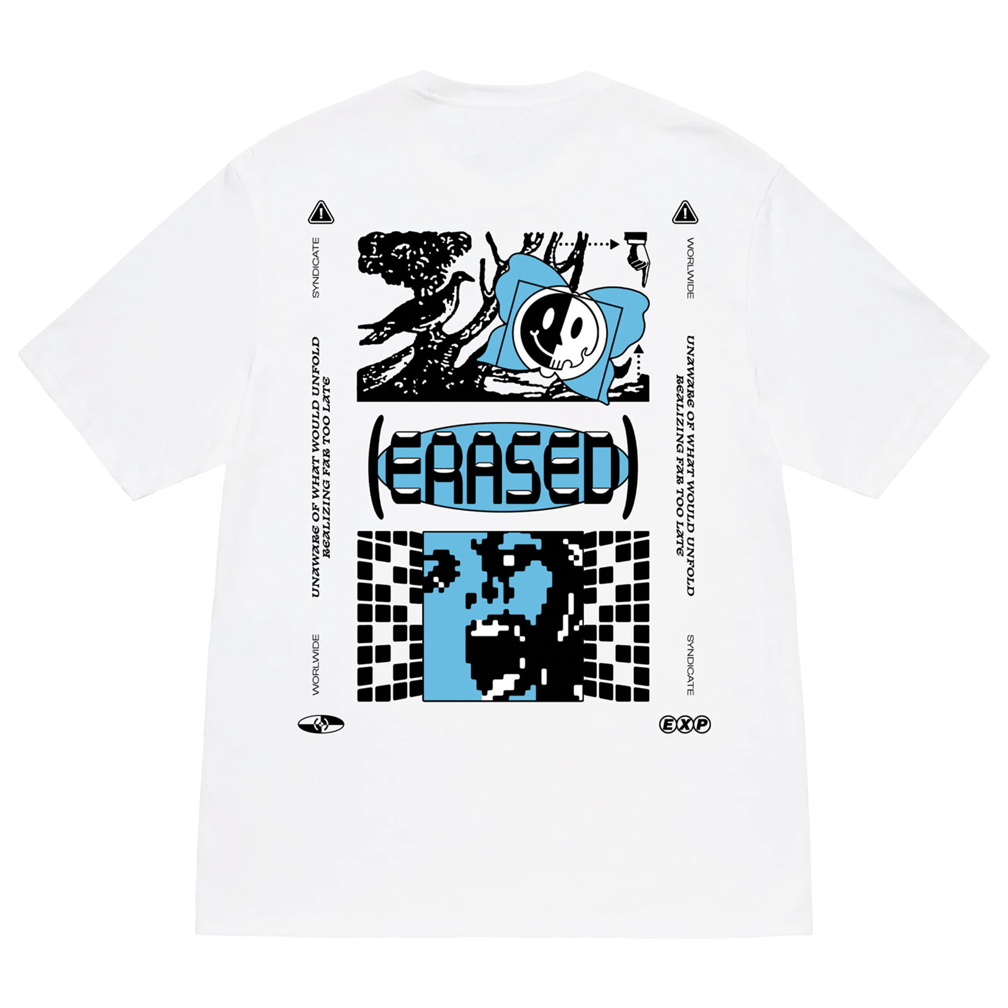 Digital Spiral White Tee