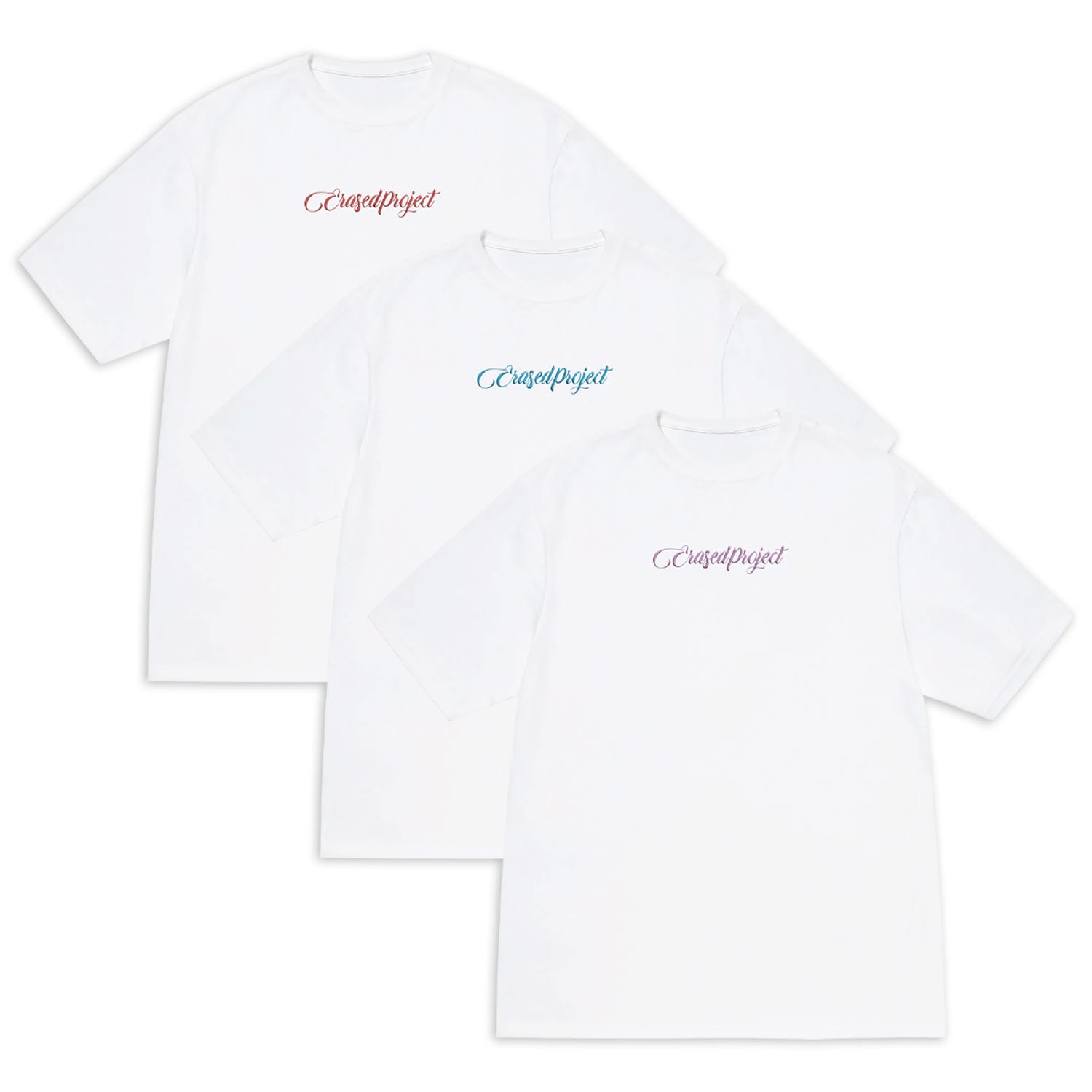 Script Logo Embroidered Tee 3 Pack