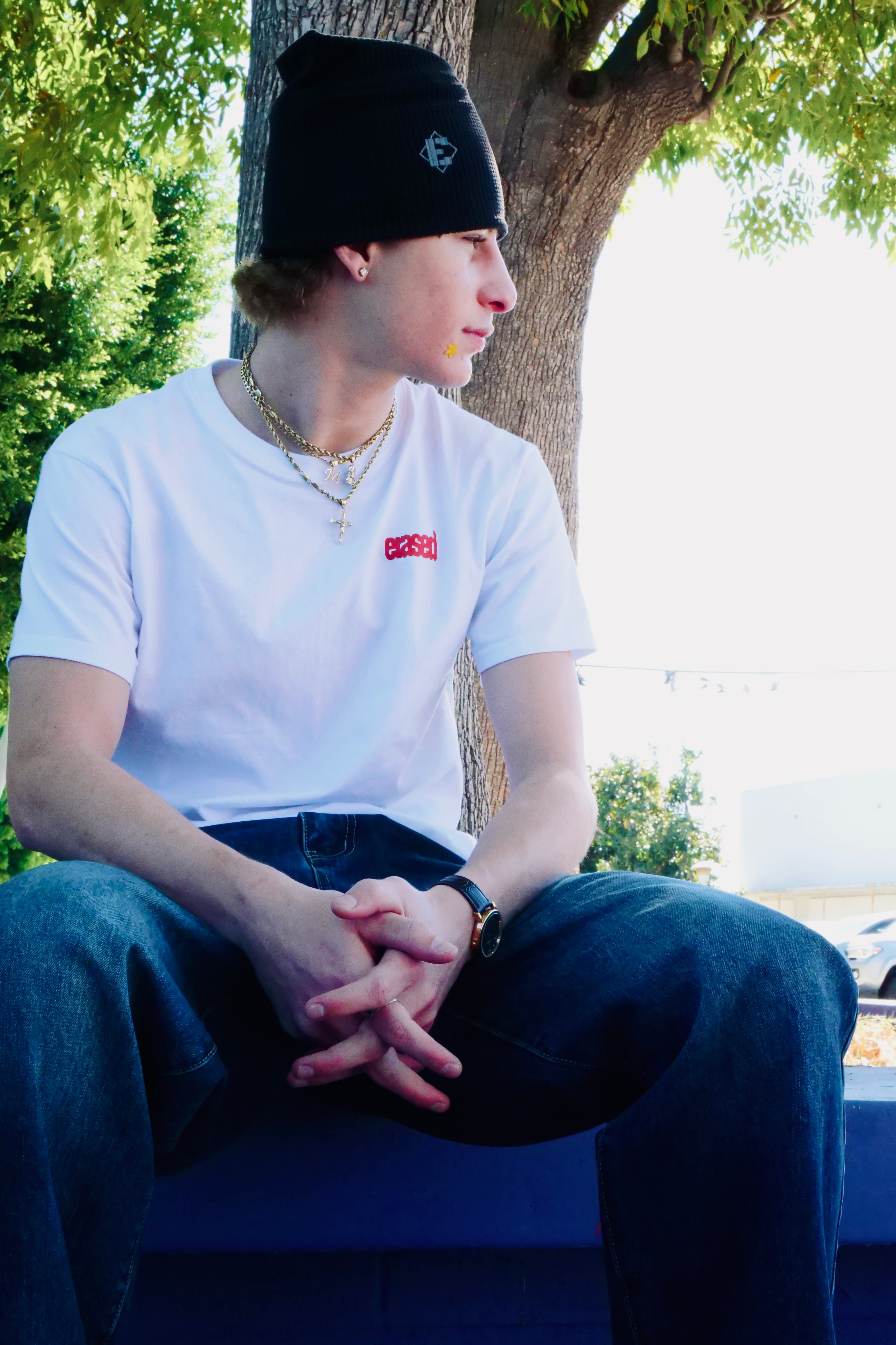 Filipe Small Pocket Logo Tee - White