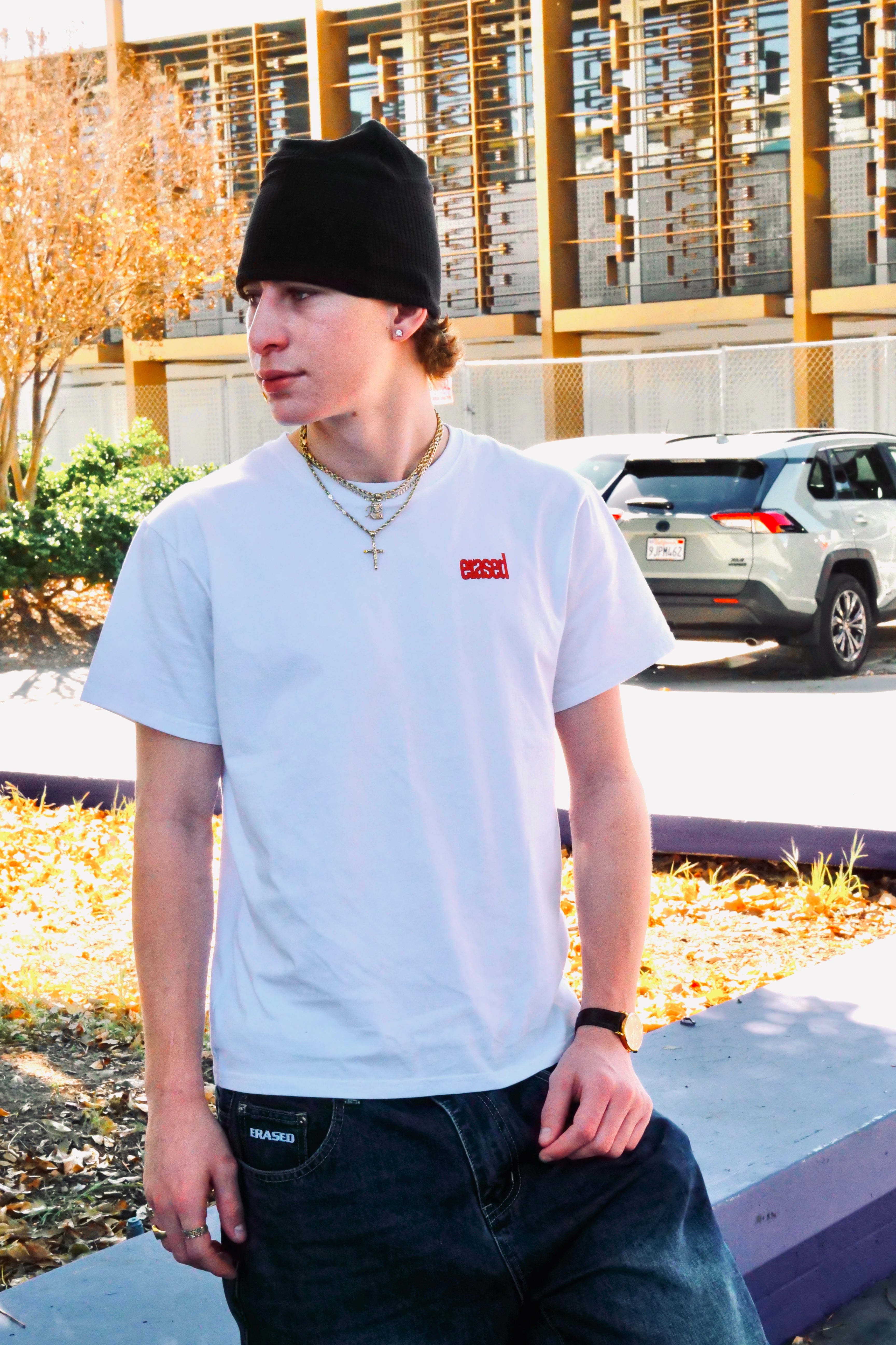 Filipe Small Pocket Logo Tee - White