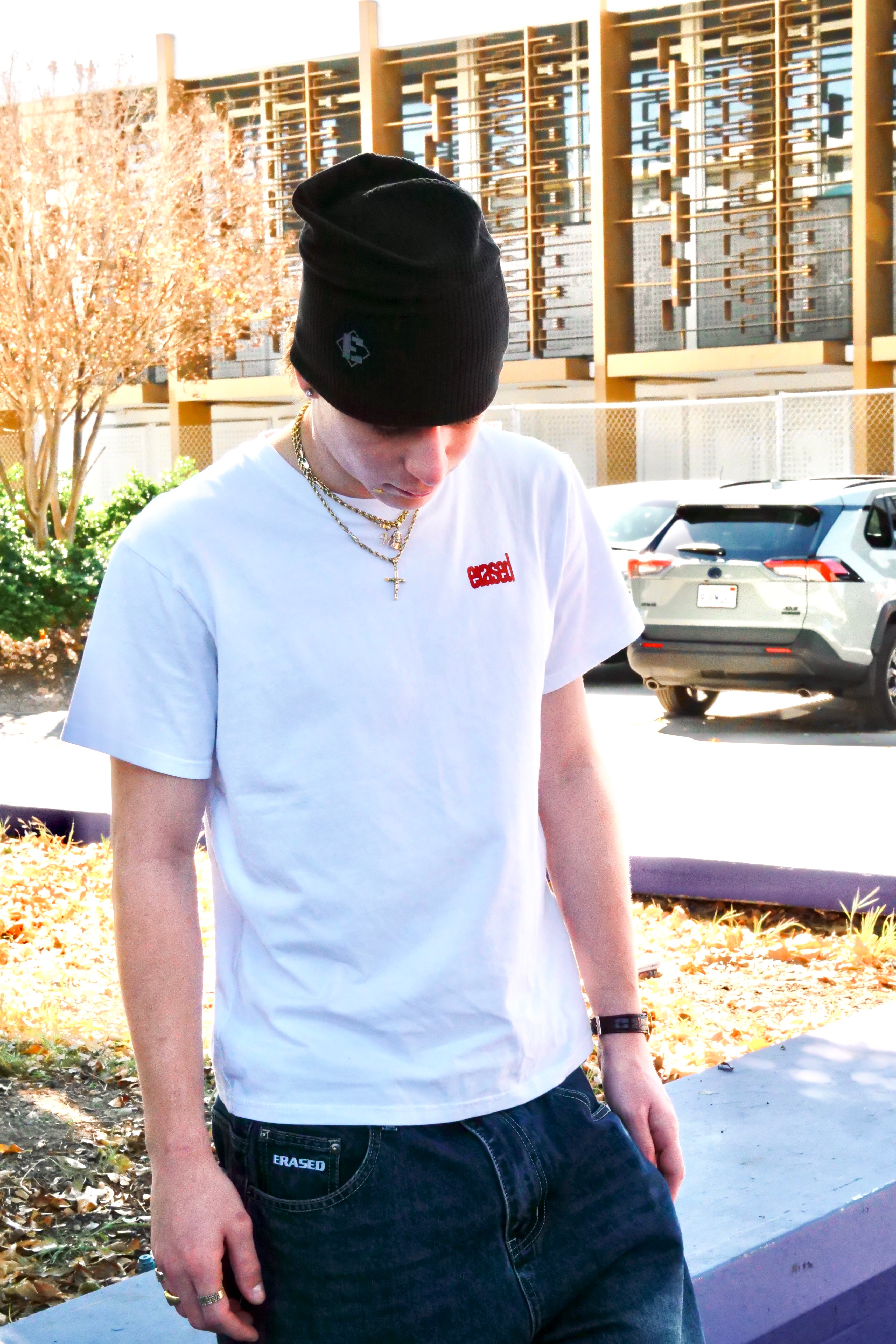 Filipe Small Pocket Logo Tee - White