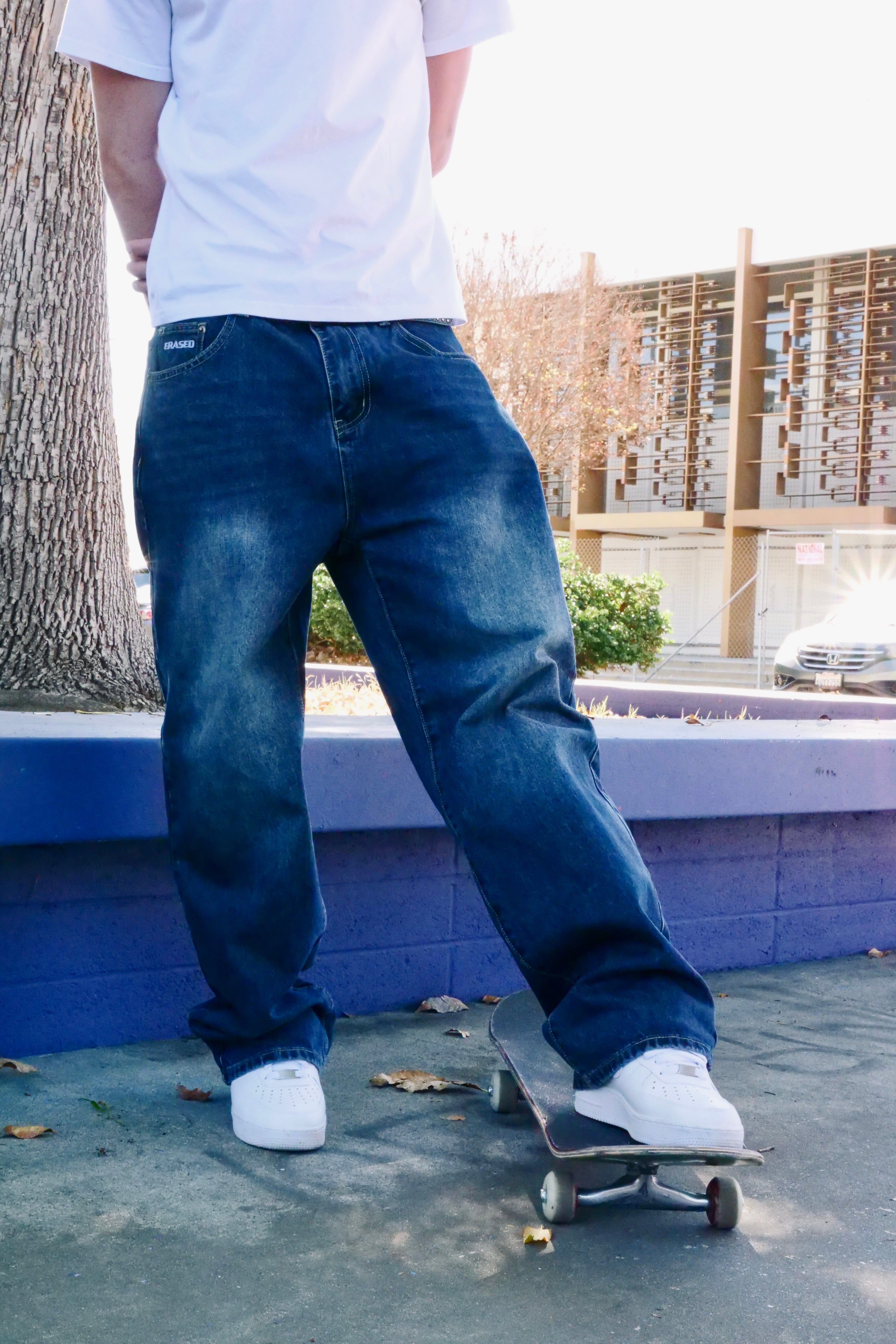 Filipe Raw Indigo Baggy Denim