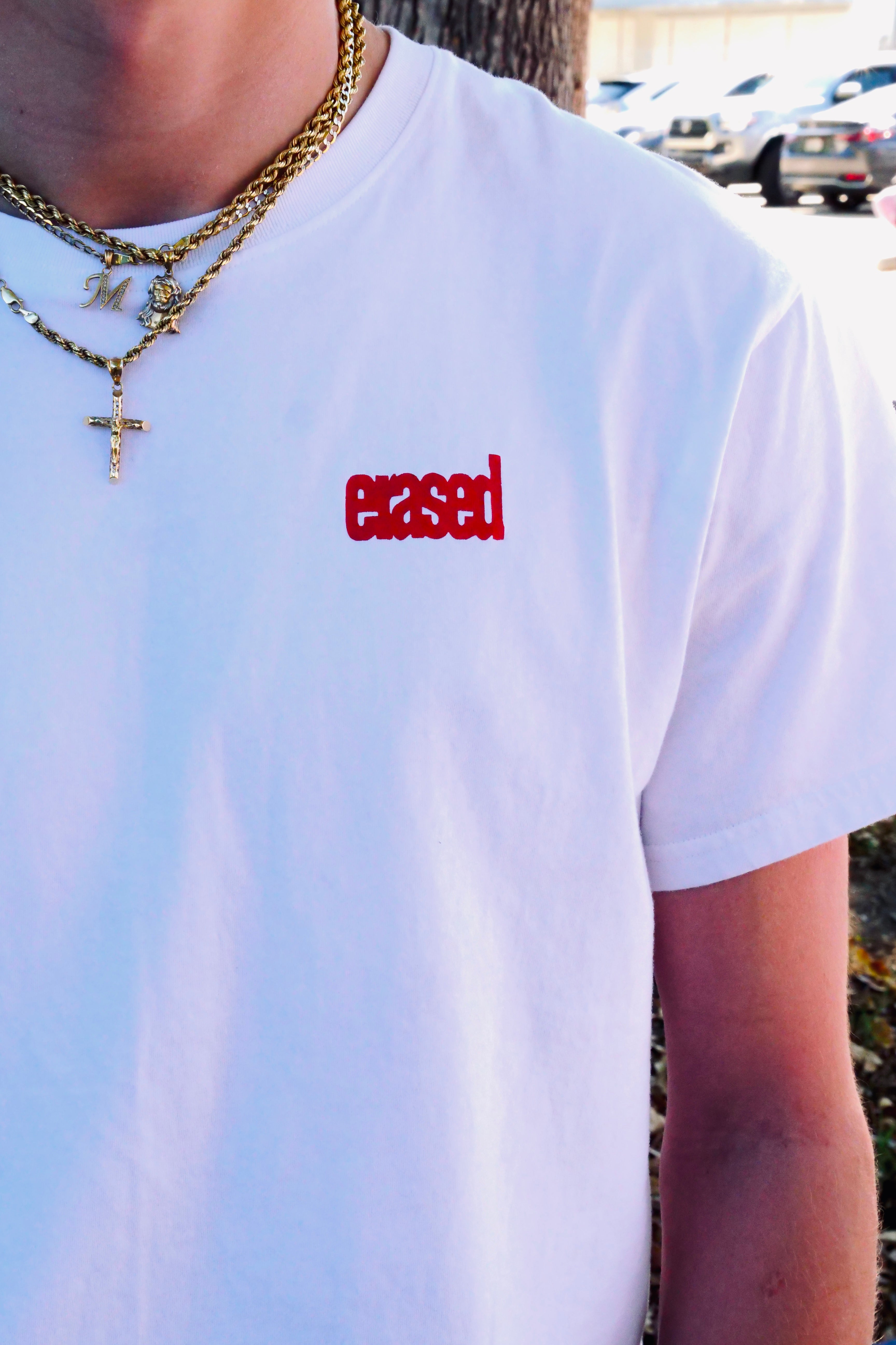 Filipe Small Pocket Logo Tee - White