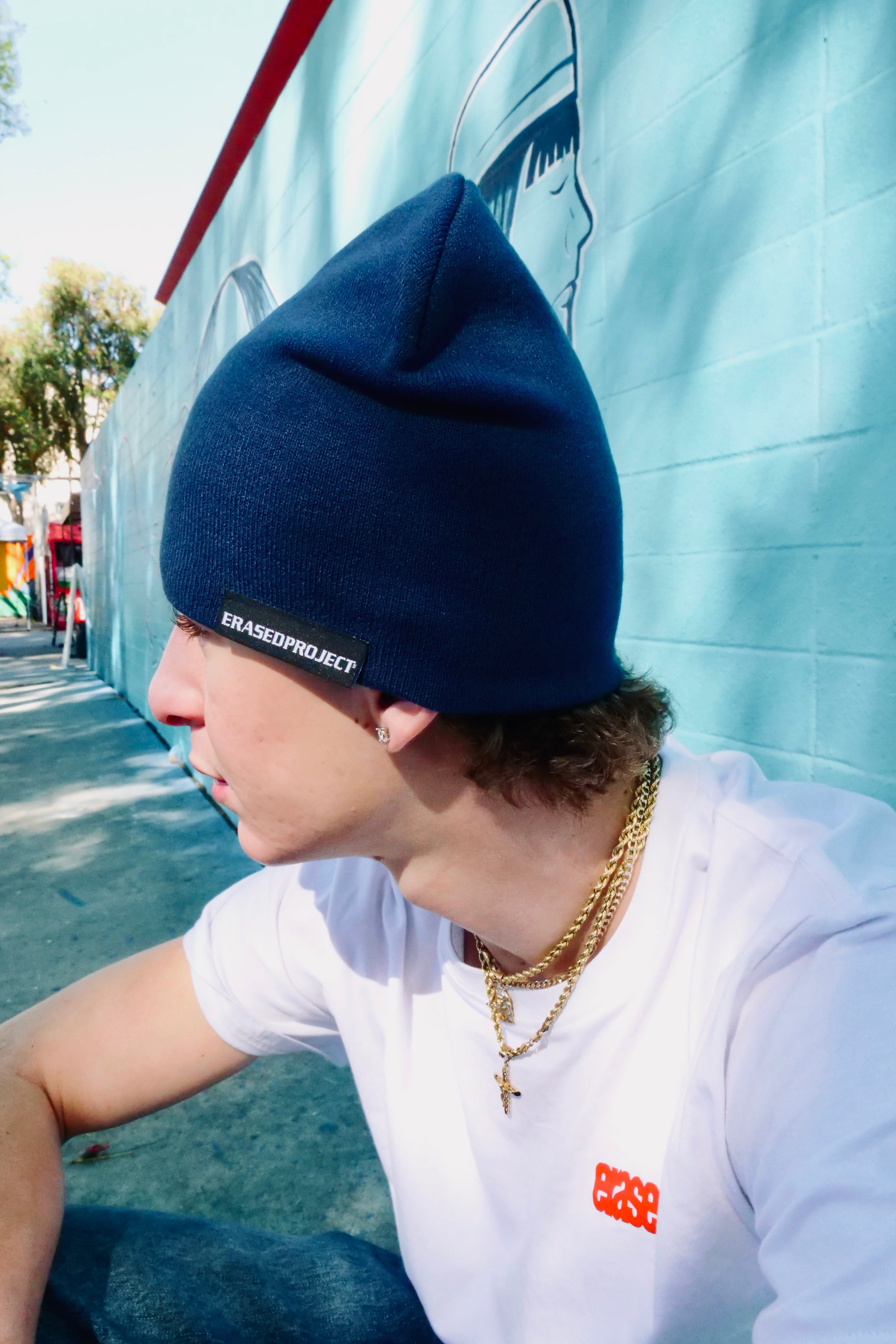 Filipe Erased Tag Beanie