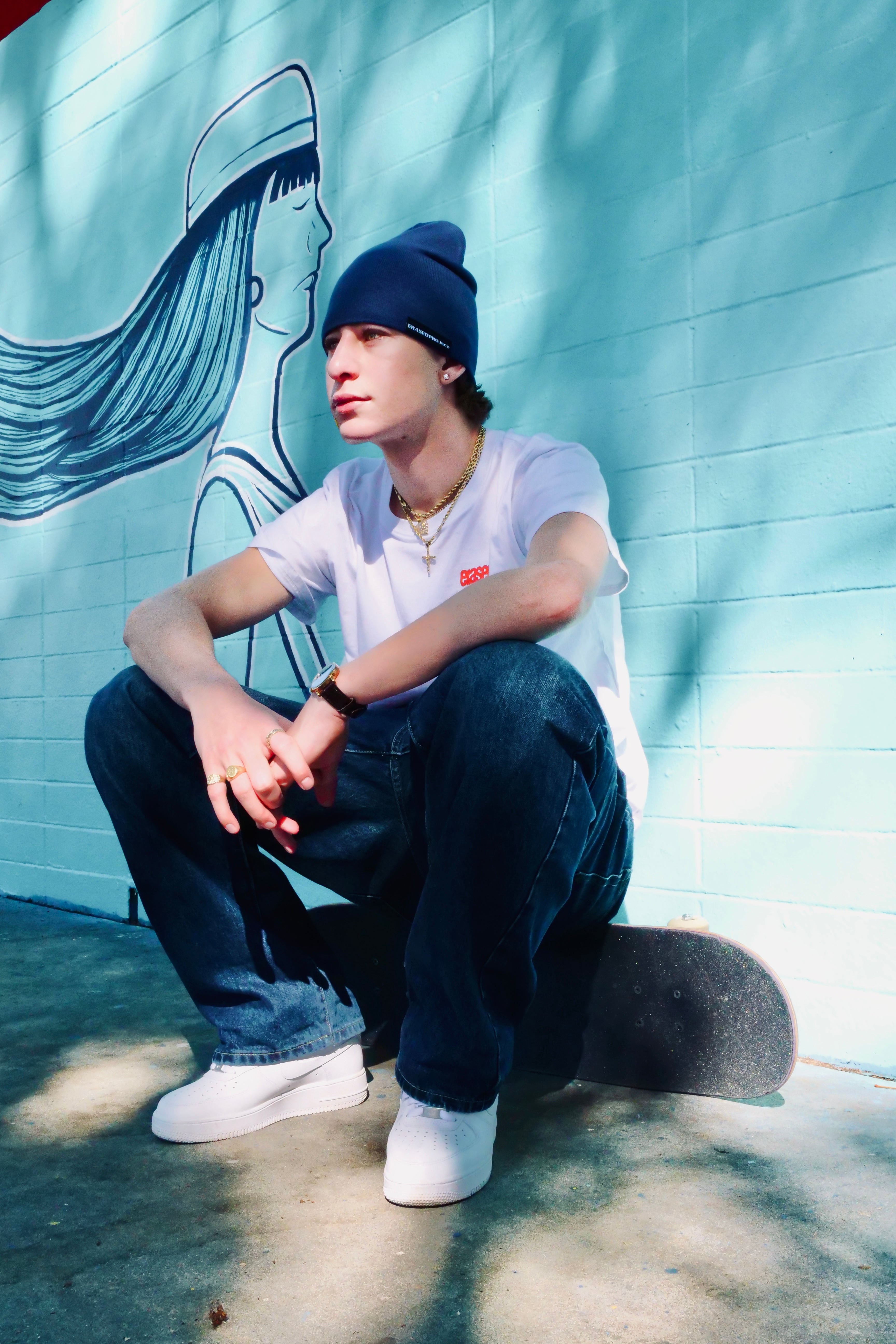 Filipe Small Pocket Logo Tee - White