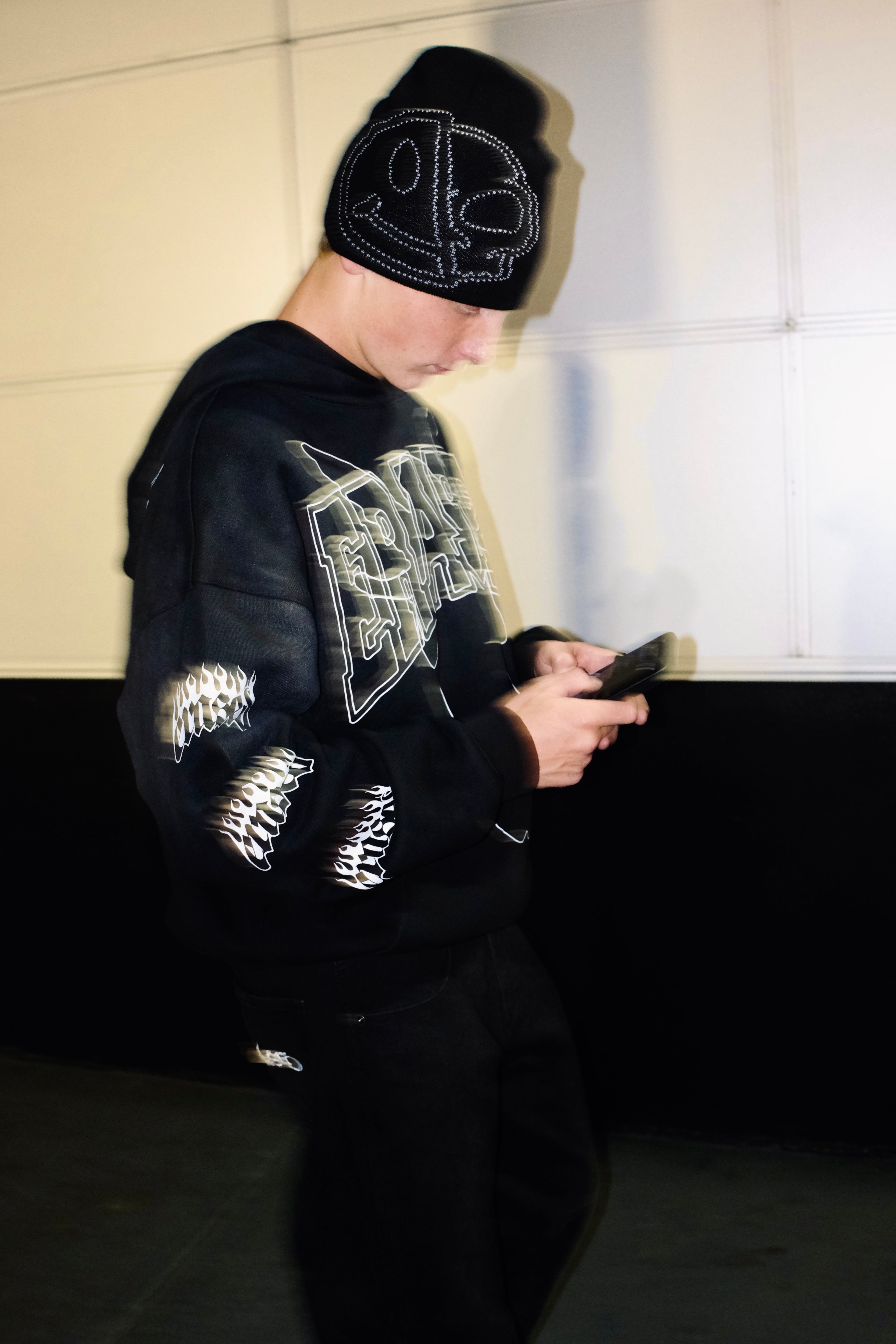 Smiley Skull Skully Beanie